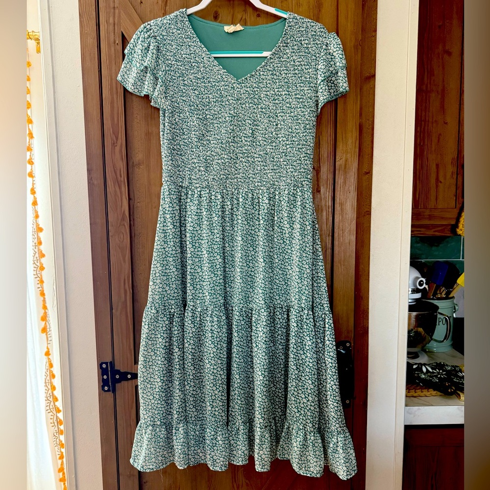 Orange Creek midi dress